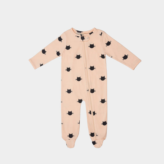 Halloween Footed Sleeper | BLACK CAT