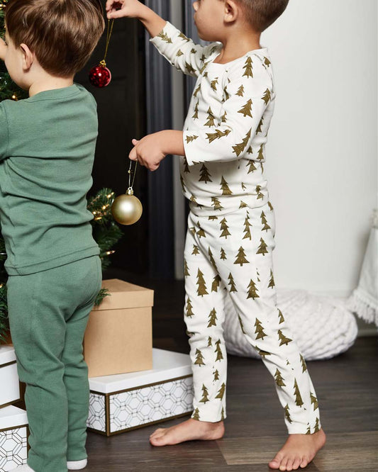 Long-Sleeve Pajamas | FOREST TREES