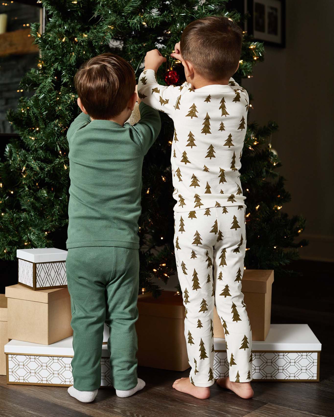 Long-Sleeve Pajamas | FOREST TREES