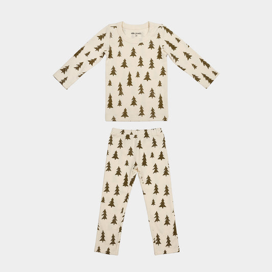 Long-Sleeve Pajamas | FOREST TREES