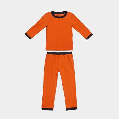 Long-Sleeve Pajamas | ORANGE