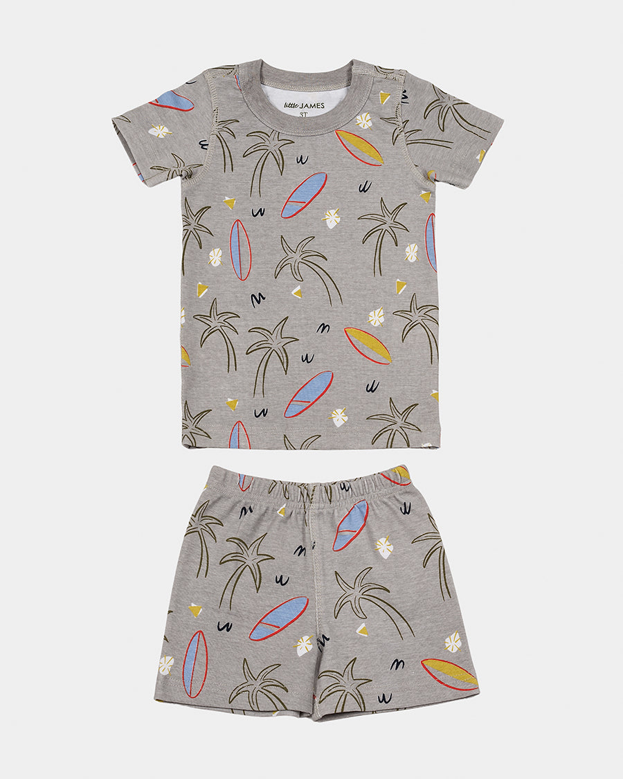 short-sleeve pajamas - surfboards
