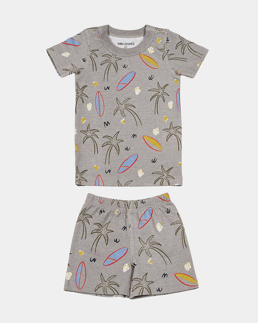 short-sleeve pajamas - surfboards