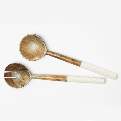 ["SPIRAL BONE SERVING SPOONS"]